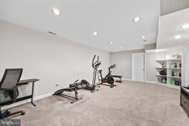 Fitness Equipment, Interior, Recessed Lighting