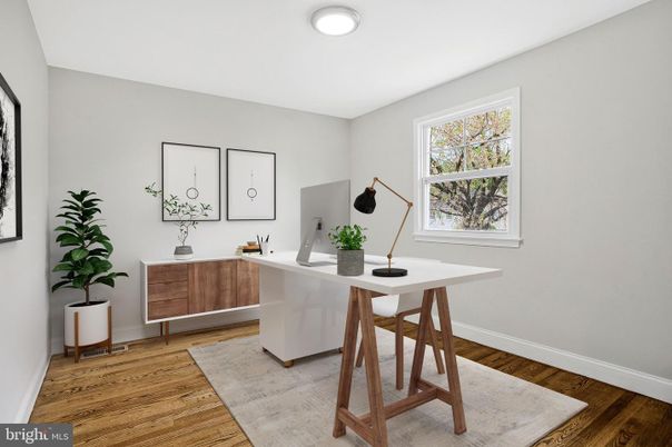 Home Office, Interior, Wood Texture Flooring