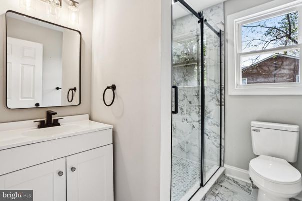 Bathroom, Glass Shower, Interior, Marble, Marble Walls