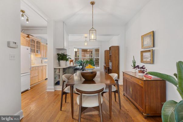 Dining room, Interior, Kitchen, Pendant Lights, Wood Texture Flooring