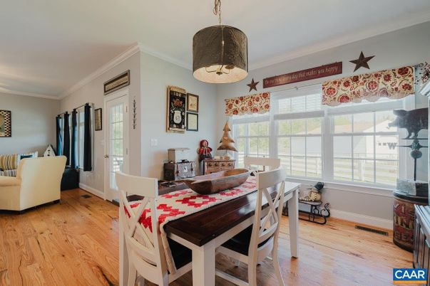Dining room, Interior, Wood Texture Flooring