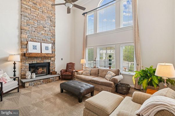 Fireplace, Interior, Living room, Stone Walls
