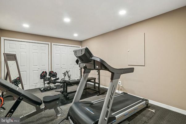 Fitness Equipment, Interior, Recessed Lighting