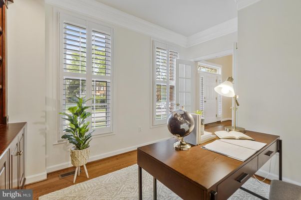 Home Office, Interior, Wood Texture Flooring