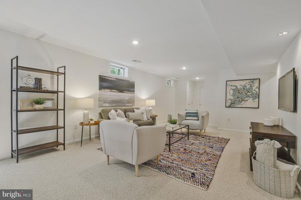 Interior, Living room, Recessed Lighting