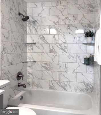 Bathroom, Interior, Marble Walls