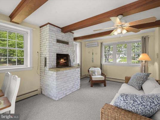 Fireplace, Interior, Stone Walls, Wooden Beams