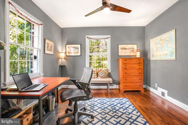 Home Office, Interior, Wood Texture Flooring