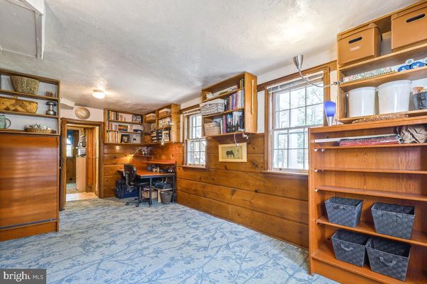 Home Office, Interior, Wooden Walls