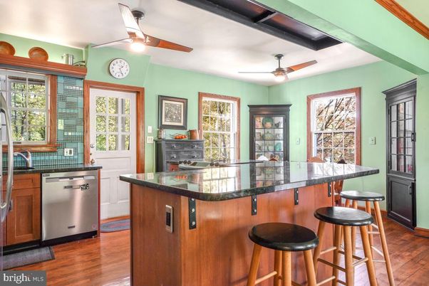 Interior, Kitchen, Wood Texture Flooring