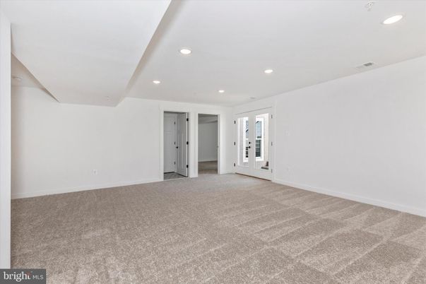 Empty room, Interior, Recessed Lighting