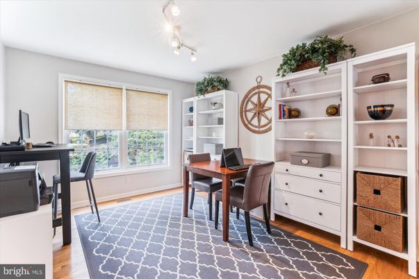 Home Office, Interior, Wood Texture Flooring