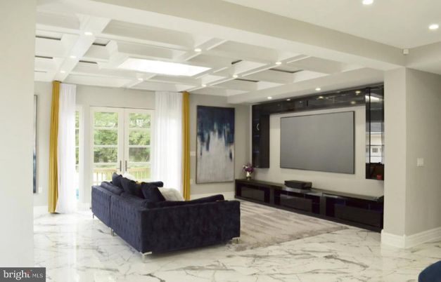 Interior, Living room, Marble, Recessed Lighting