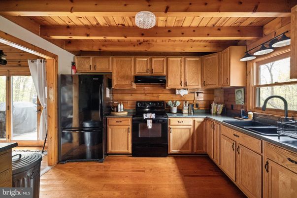 Interior, Kitchen, Wooden Beams, Wooden Ceilings, Wood Texture Flooring