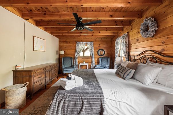Bedroom, Interior, Wooden Beams, Wooden Ceilings, Wood Texture Flooring, Wooden Walls