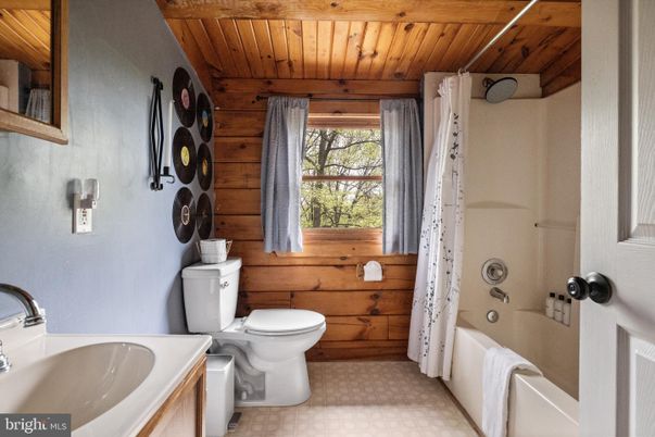 Bathroom, Interior, Wooden Ceilings, Wooden Walls