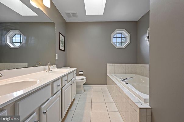 Bathroom, Dual Sink Vanities, Interior, Tile Countertops