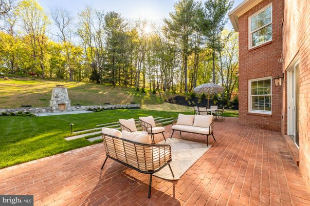 Backyard, Exterior, Fireplace