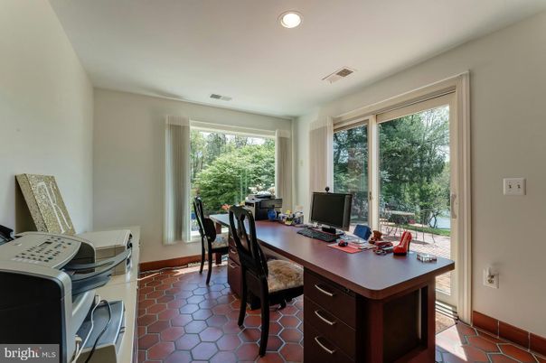 Home Office, Interior, Recessed Lighting