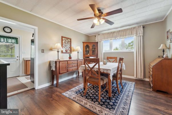 Dining room, Interior, Wood Texture Flooring