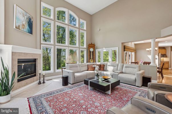 Dining room, Fireplace, Interior, Kitchen, Living room, Pendant Lights, Recessed Lighting