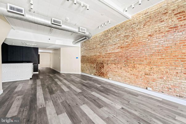 Empty room, Interior, Stone Walls, Wood Texture Flooring