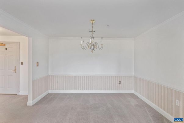 Chandelier, Empty room, Interior