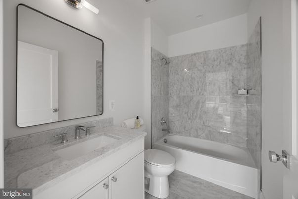 Bathroom, Interior, Marble Walls
