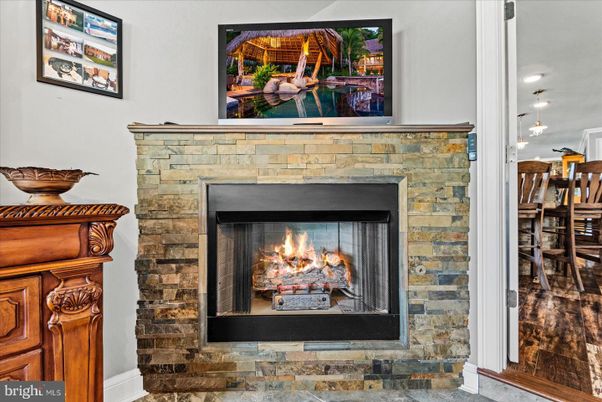 Fireplace, Interior, Pendant Lights