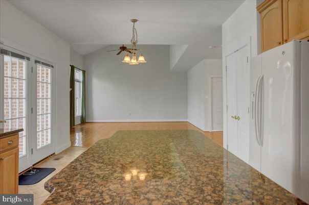 Interior, Kitchen, Pendant Lights, Wood Texture Flooring