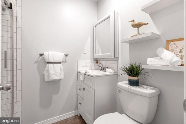 Bathroom, Interior, Wood Texture Flooring