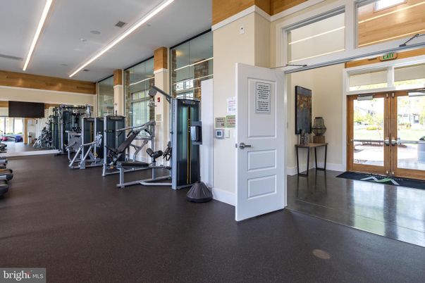 Fitness Equipment, Gym, Interior, Recessed Lighting