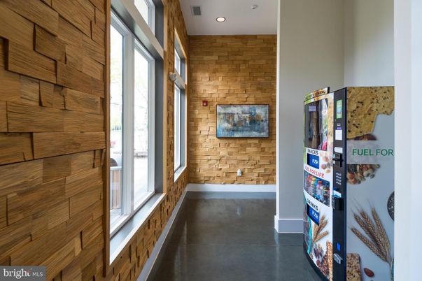 Empty room, Interior, Recessed Lighting, Stone Walls, Wooden Walls