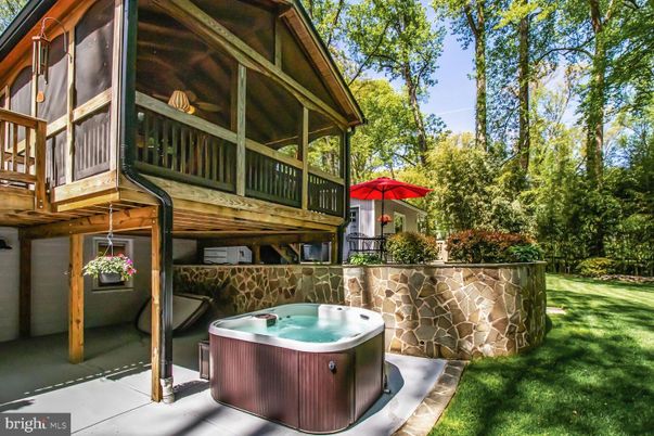 Backyard, Exterior, Hot Tub