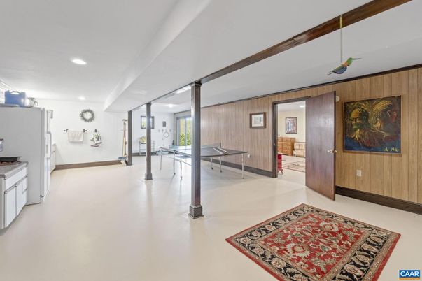 Game Room, Interior, Recessed Lighting, Wooden Walls