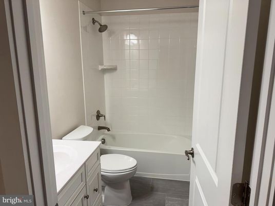 Bathroom, Glass Shower, Interior, Wood Texture Flooring