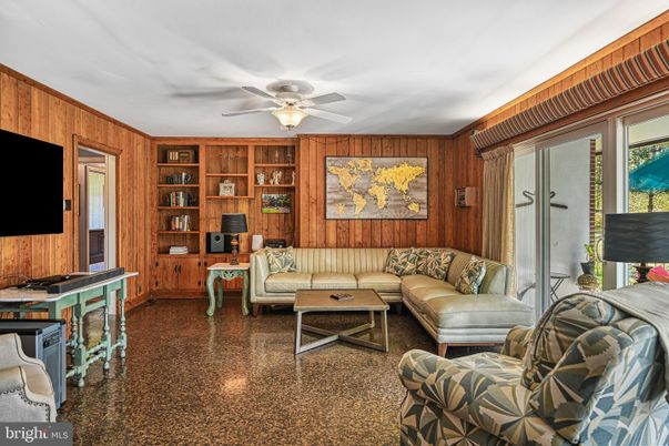Interior, Living room, Wooden Walls