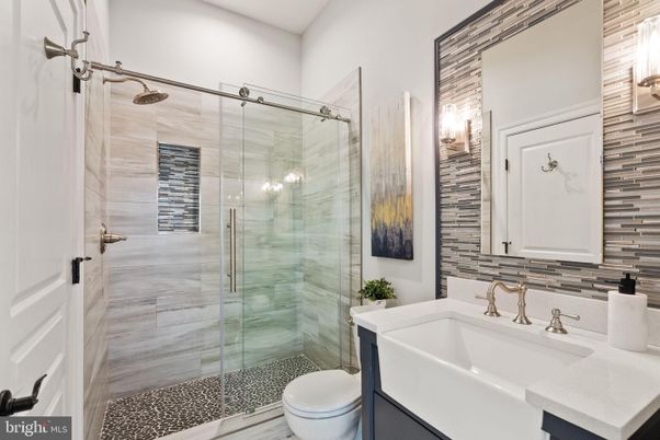 Bathroom, Glass Shower, Interior