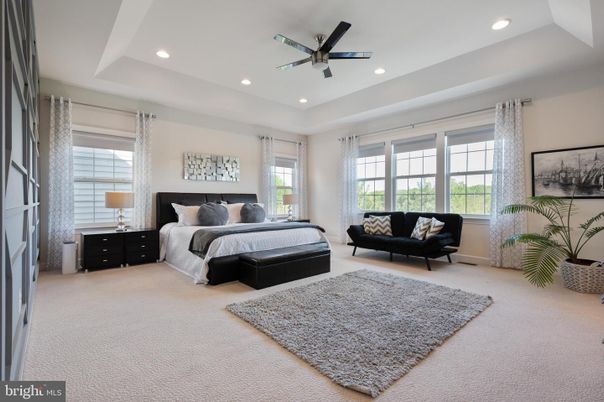 Bedroom, Interior, Recessed Lighting