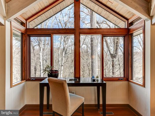 Home Office, Interior, Wooden Beams, Wooden Ceilings, Wood Texture Flooring