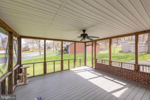 Interior, Stone Walls, Sun Room, Wood Texture Flooring
