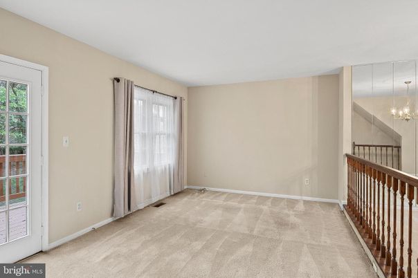 Chandelier, Empty room, Interior