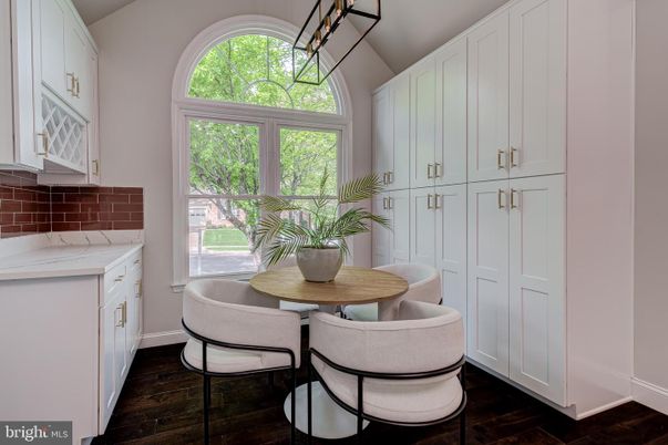 Dining room, Interior, Wood Texture Flooring