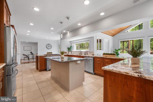 Interior, Kitchen, Pendant Lights, Recessed Lighting, Wooden Ceilings