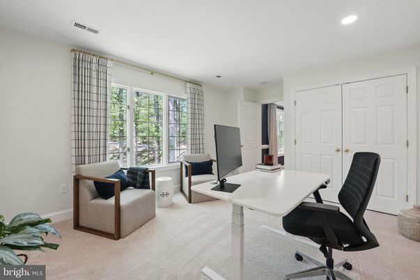 Home Office, Interior, Recessed Lighting