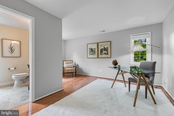 Bathroom, Home Office, Interior, Wood Texture Flooring