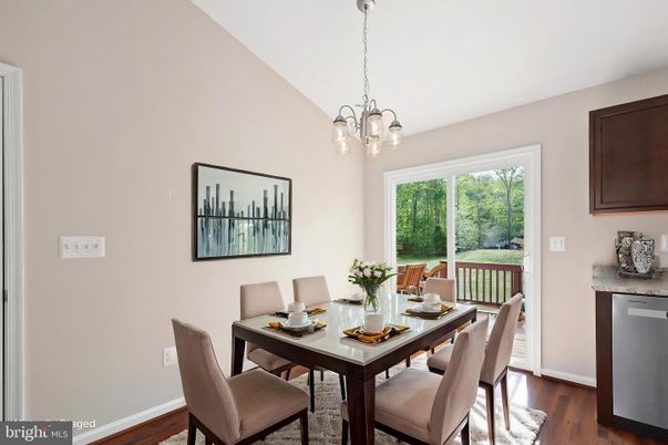 Chandelier, Dining room, Interior, Pendant Lights, Wood Texture Flooring