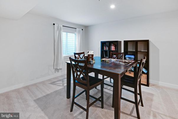 Dining room, Interior, Recessed Lighting