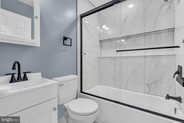 Bathroom, Glass Shower, Interior, Marble Walls