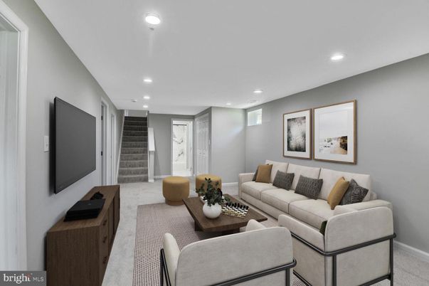 Interior, Living room, Recessed Lighting